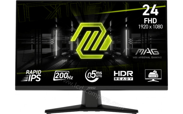 MSI MAG 242F - Vue de face