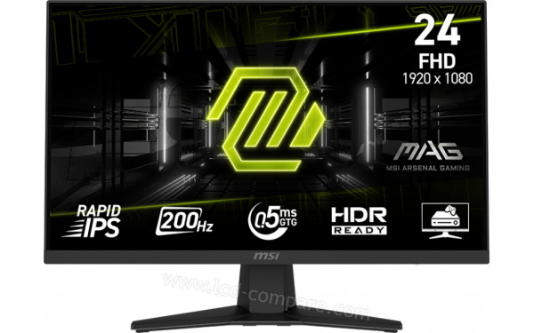 MSI MAG 244F - Vue de face