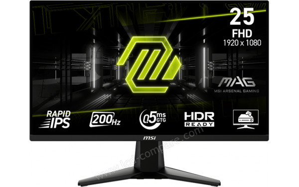 MSI MAG 255F E20 - Vue de face