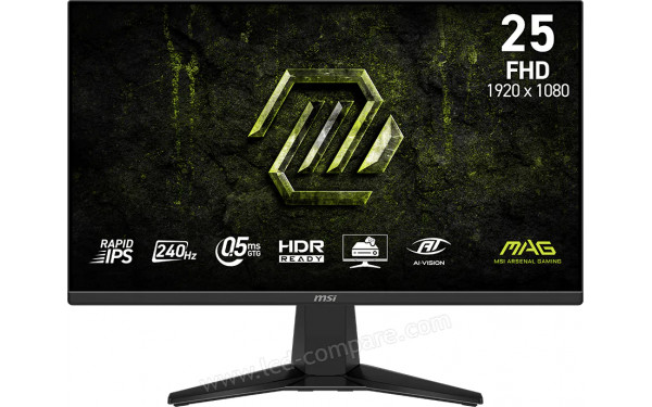 MSI MAG 255F X24 - Vue de face