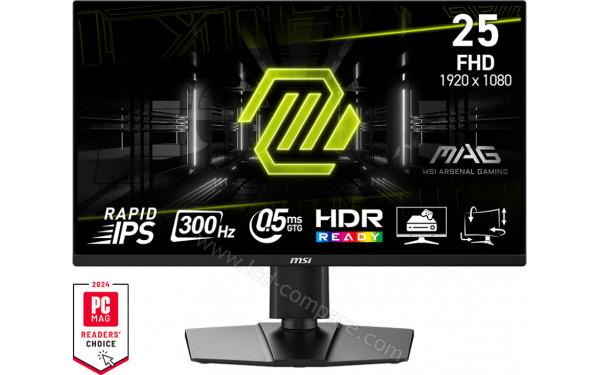 MSI MAG 255PXF - Vue de face