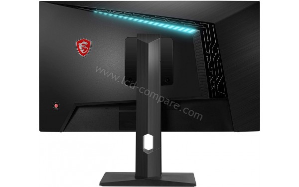 MSI Optix MAG271R - Vue de l'arri&egrave;re avec Mystic Light