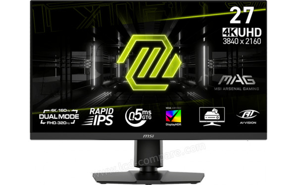 MSI MAG 272URDF E16 - Vue de face