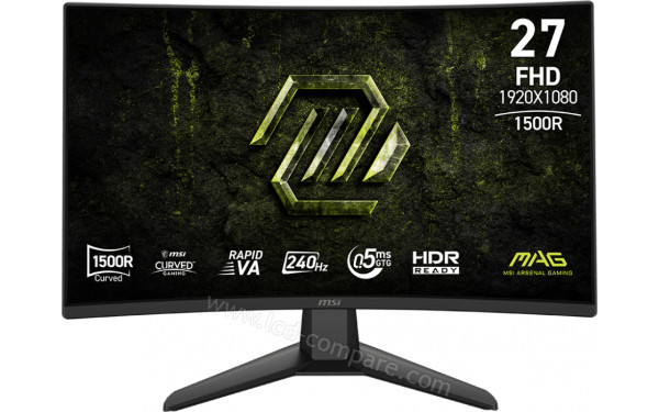 MSI MAG 274CF X24 - Vue de face