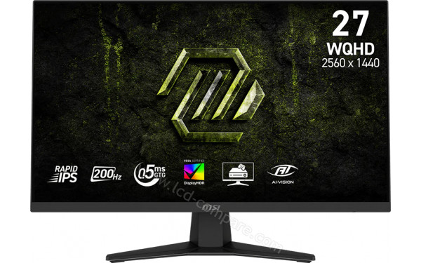MSI MAG 274QFDE E20 - Vue de face