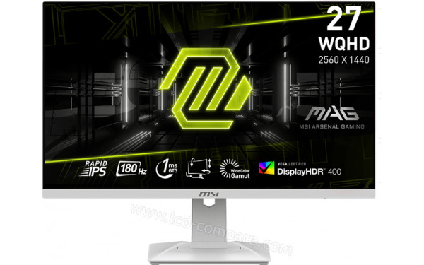 MSI MAG 274QRFW - Vue de face