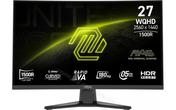 MSI MAG 275CQF E18 - Vue de face