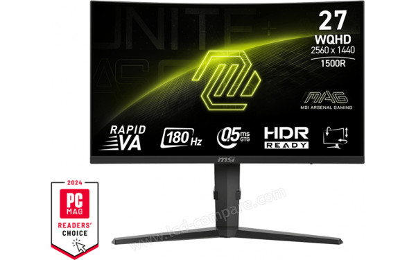 MSI MAG 275CQPFDE - Vue de face