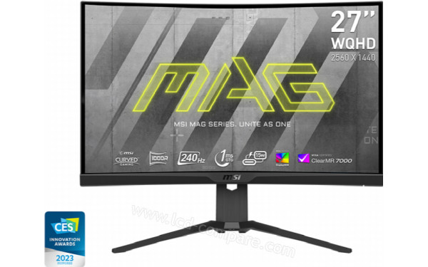 MSI MAG 275CQRXF - Vue de face