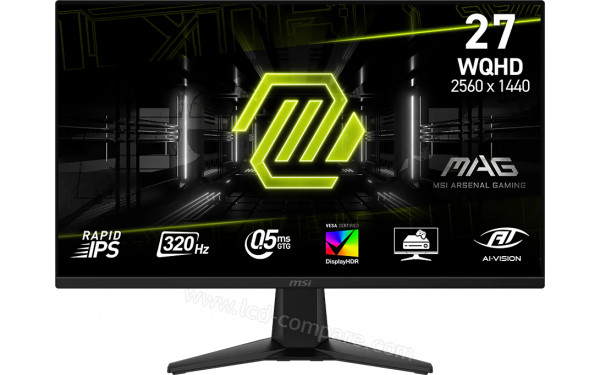 MSI MAG 275QF X32 - Vue de face