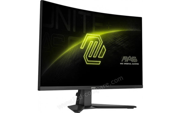 MSI MAG 276CFA E20 - Vue 3/4 gauche