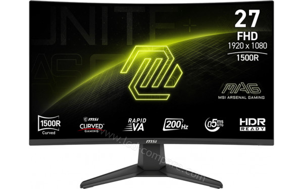 MSI MAG 276CF E20 - Vue de face