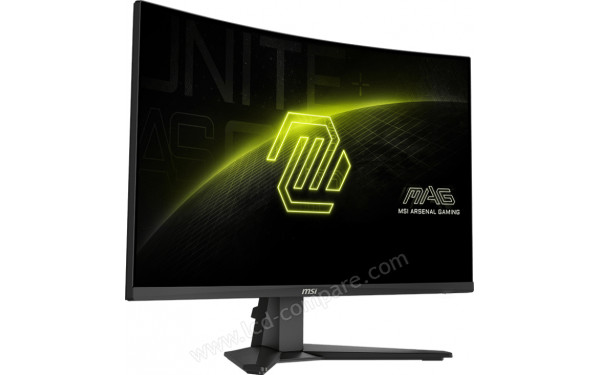 MSI MAG 276CF E20 - Vue 3/4 gauche