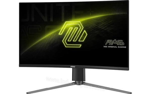 MSI MAG 276CPXF - Vue 3/4 droite