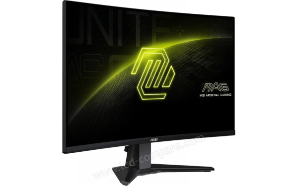 MSI MAG 276CXF - Vue 3/4 gauche