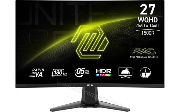 MSI MAG 27CQ6FDE - Vue de face