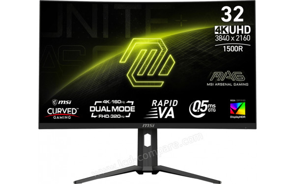 MSI MAG 321CUPDFDE - Vue de face