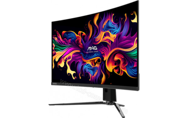 MSI MAG 321CUP QD-OLED - Vue 3/4 droite