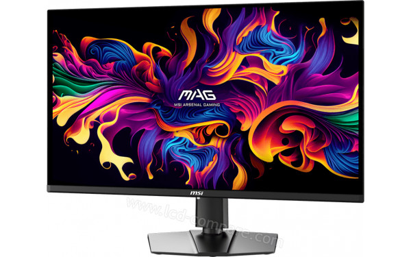 MSI MAG 321UP QD-OLED - Vue 3/4 droite