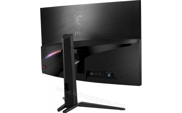 MSI Optix MAG322CR - Vue 3/4 arri&egrave;re