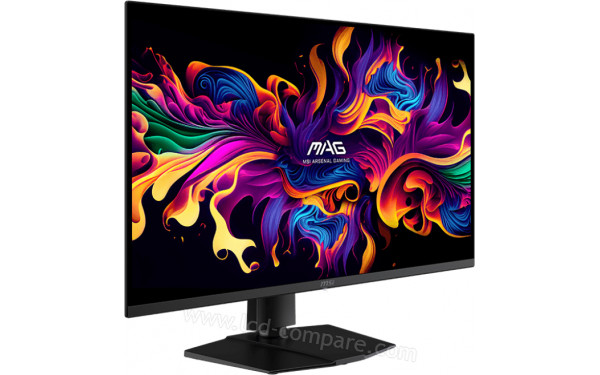 MSI MAG 322UP QD-OLED E16 - Vue 3/4 gauche