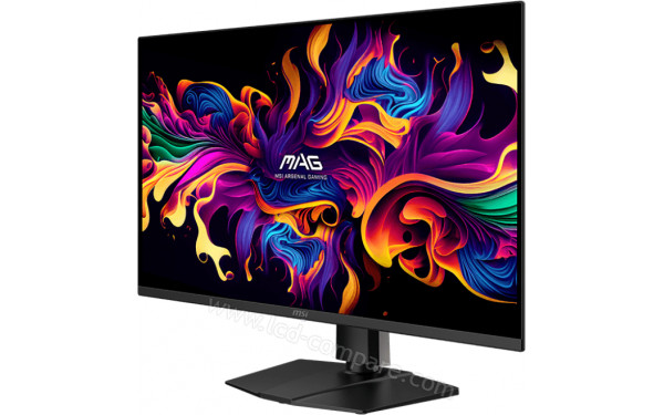 MSI MAG 322UP QD-OLED E16 - Vue 3/4 droite