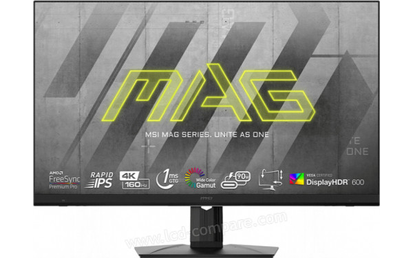 MSI MAG 323UPFDE - Vue de face