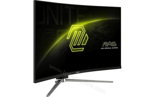 MSI MAG 325CQRF QD E2 - Vue 3/4 gauche