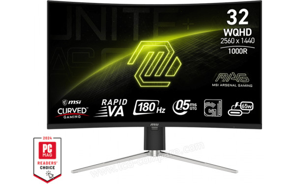 MSI MAG 325CQRF QD E2 - Vue de face