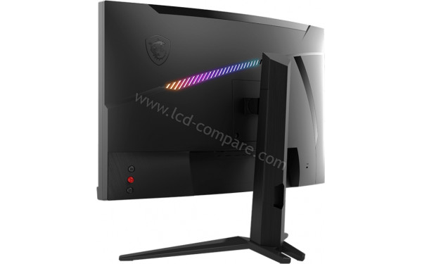 MSI MAG 325CQRXFDE - Vue 3/4 arri&egrave;re