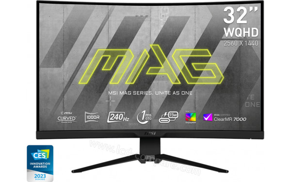 MSI MAG 325CQRXF - Vue de face