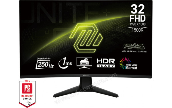 MSI MAG 32C6X - Vue de face