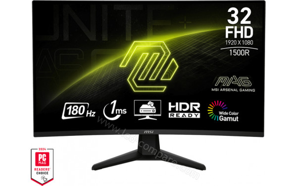 MSI MAG 32C6 - Vue de face