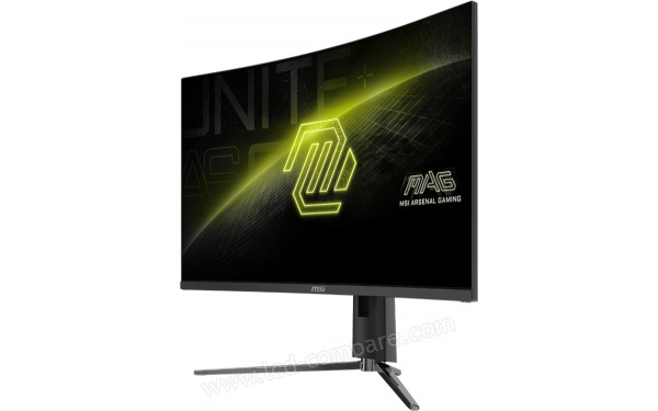 MSI MAG 32CQ6PF - Vue 3/4 droite
