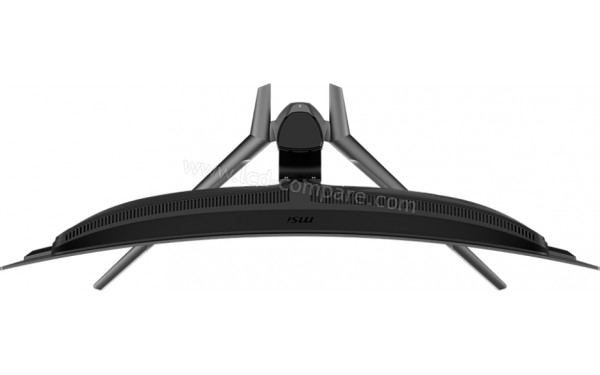 MSI MAG 341CQPA QD-OLED - Vue du dessus