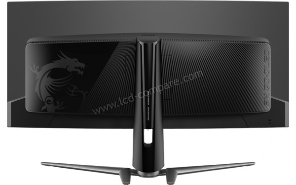 MSI MAG 341CQP QD-OLED - Vue de l'arri&egrave;re