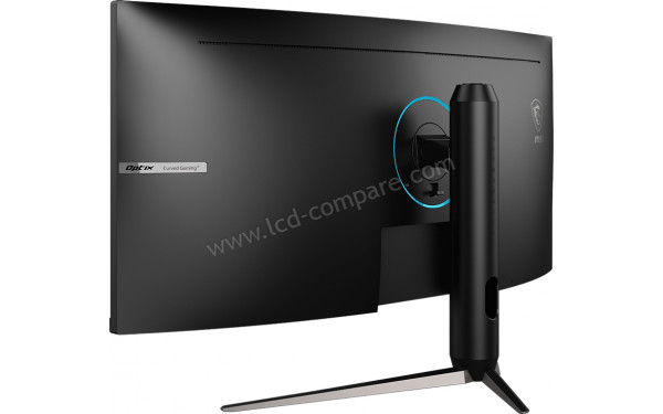 MSI MAG342CQPV - Vue 3/4 arri&egrave;re