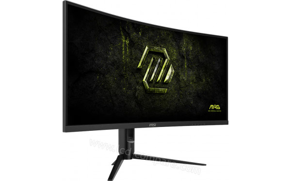 MSI MAG 342CQRFDE E20 - Vue 3/4 gauche