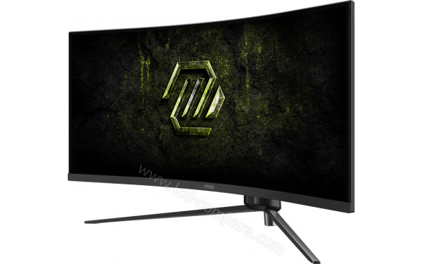 MSI MAG 345CQRF E20 - Vue 3/4 droite