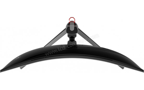 MSI MAG 345CQR - Vue du dessus