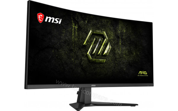 MSI MAG 346CQDF E20 - Vue 3/4 gauche