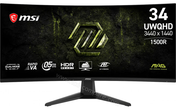 MSI MAG 346CQDF E20 - Vue de face