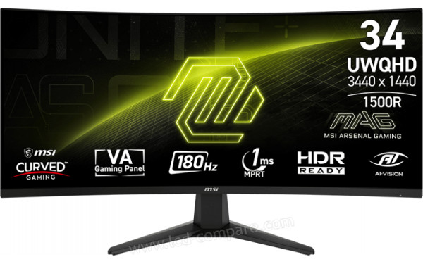 MSI MAG 346CQ - Vue de face