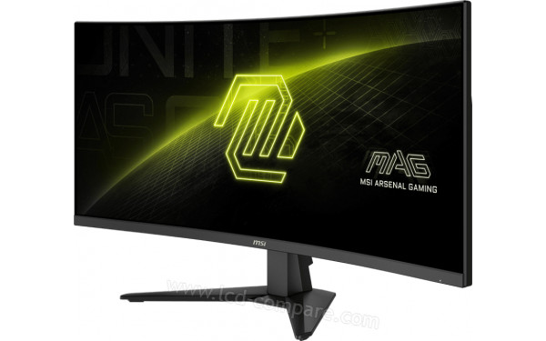 MSI MAG 346CQ - Vue 3/4 droite