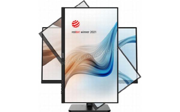 MSI MD271QPDE - Vue de face en mode portrait