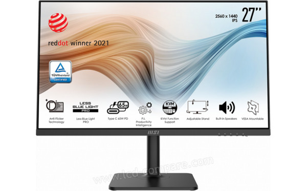 MSI MD272QPDE - Vue de face