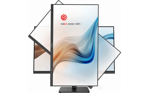 MSI MD272QPDE - Vue de face en mode portrait