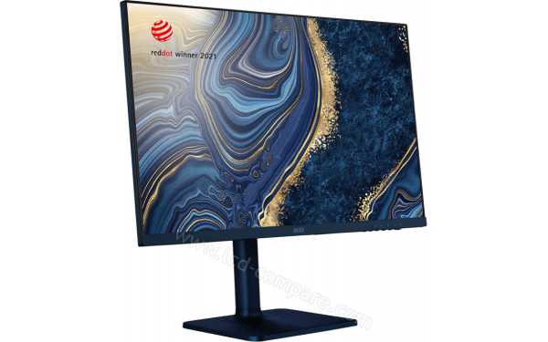 MSI Modern MD272QP Ultramarine - Vue 3/4 gauche