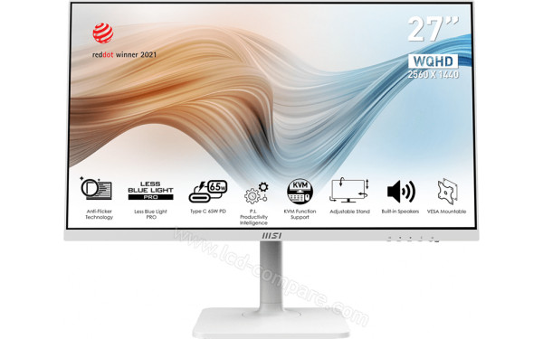 MSI Modern MD272QPW - Vue de face