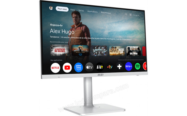 MSI MD272UPSW - Vue 3/4 gauche